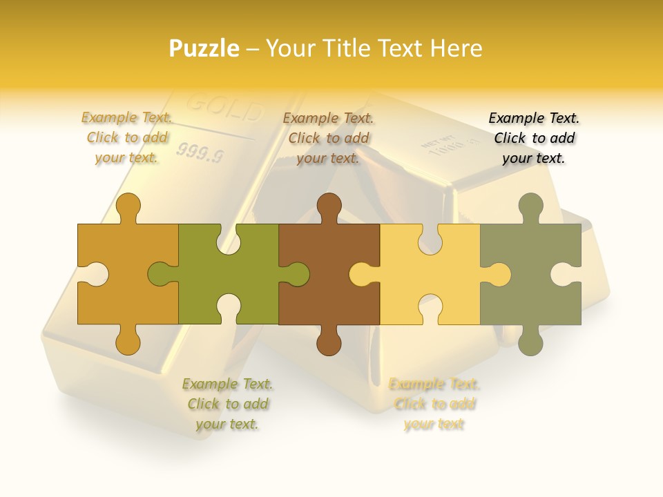 Concept Savings Ingot PowerPoint Template