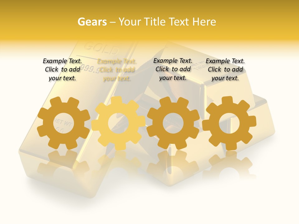 Concept Savings Ingot PowerPoint Template