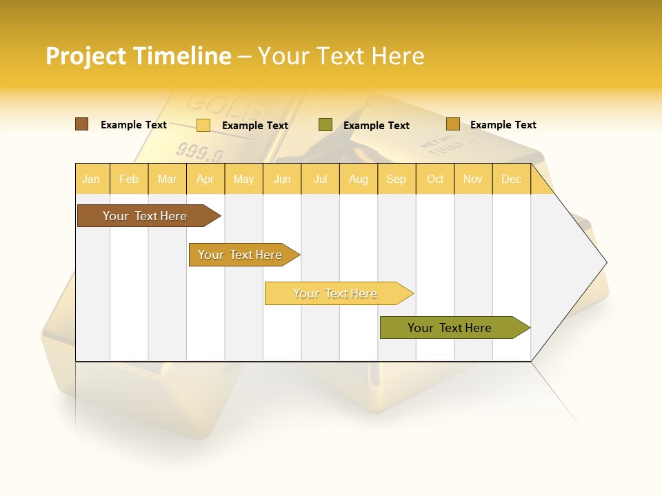 Concept Savings Ingot PowerPoint Template