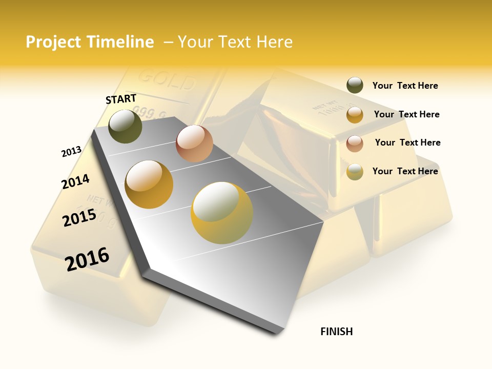 Concept Savings Ingot PowerPoint Template