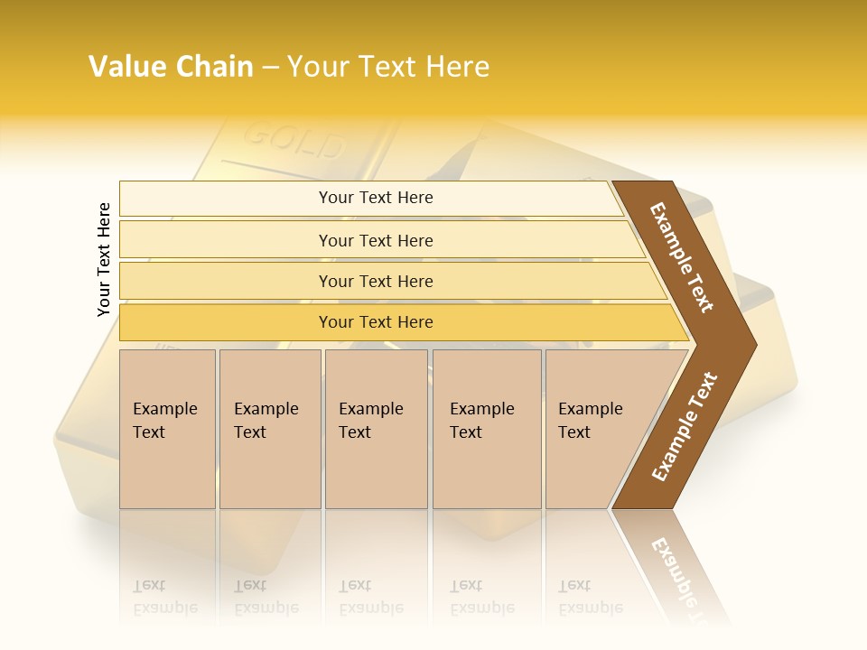 Concept Savings Ingot PowerPoint Template