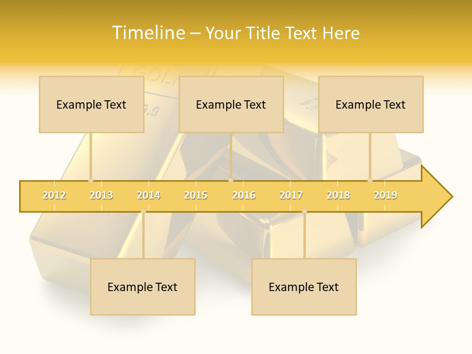 Concept Savings Ingot PowerPoint Template