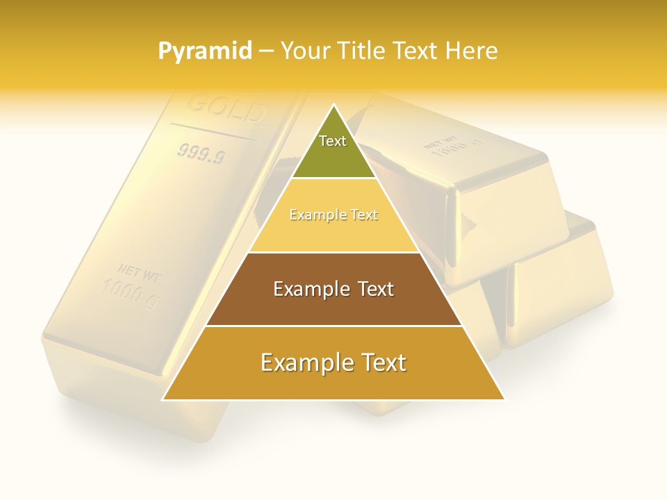 Concept Savings Ingot PowerPoint Template