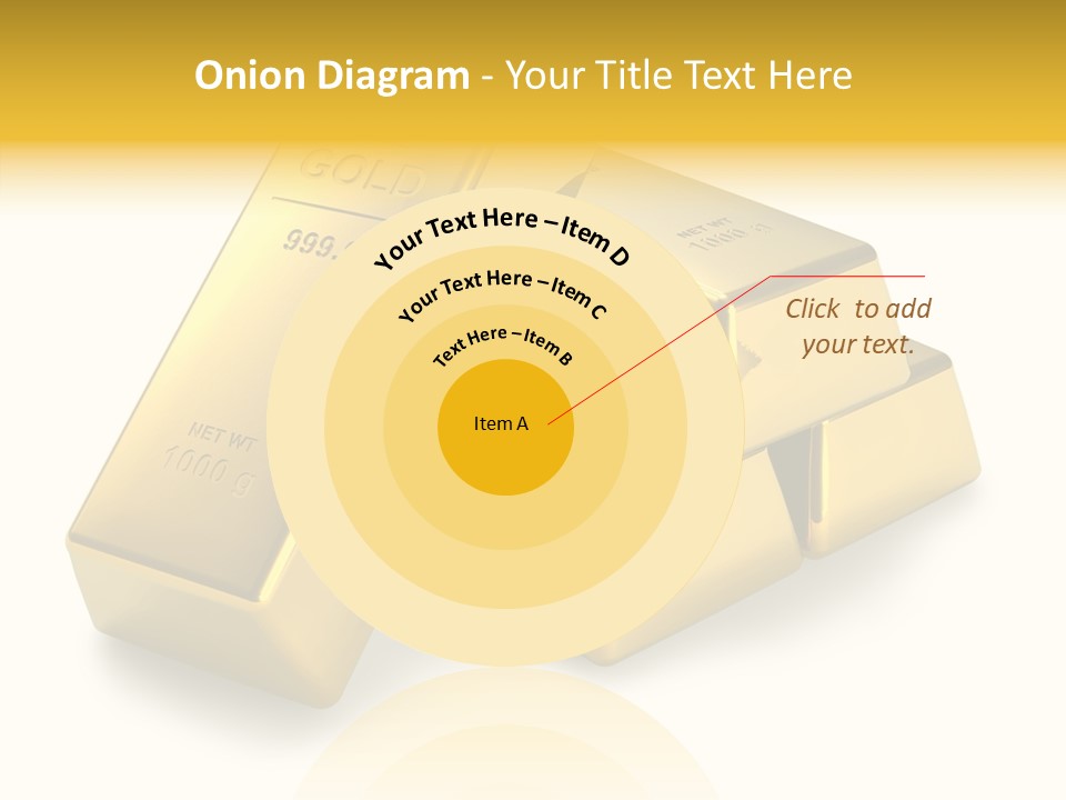 Concept Savings Ingot PowerPoint Template