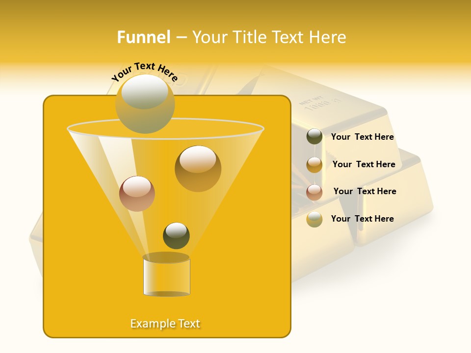 Concept Savings Ingot PowerPoint Template
