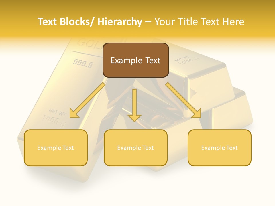 Concept Savings Ingot PowerPoint Template