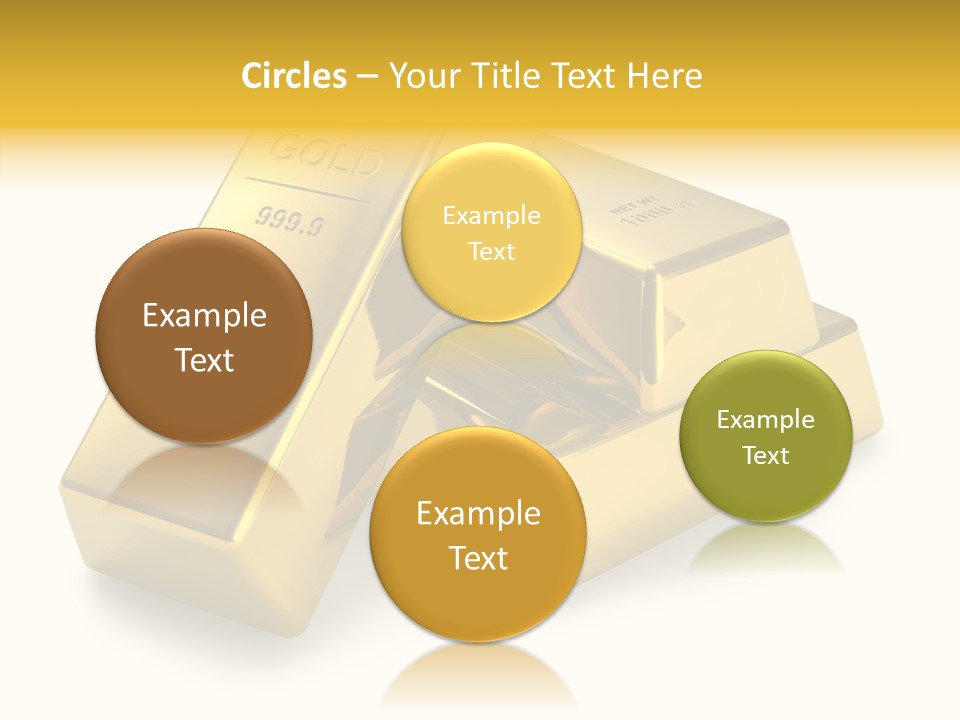 Concept Savings Ingot PowerPoint Template