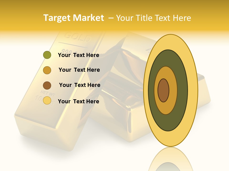 Concept Savings Ingot PowerPoint Template