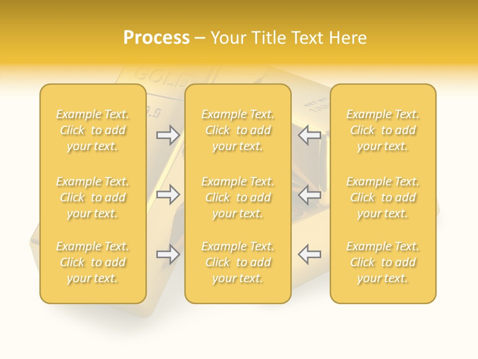Concept Savings Ingot PowerPoint Template
