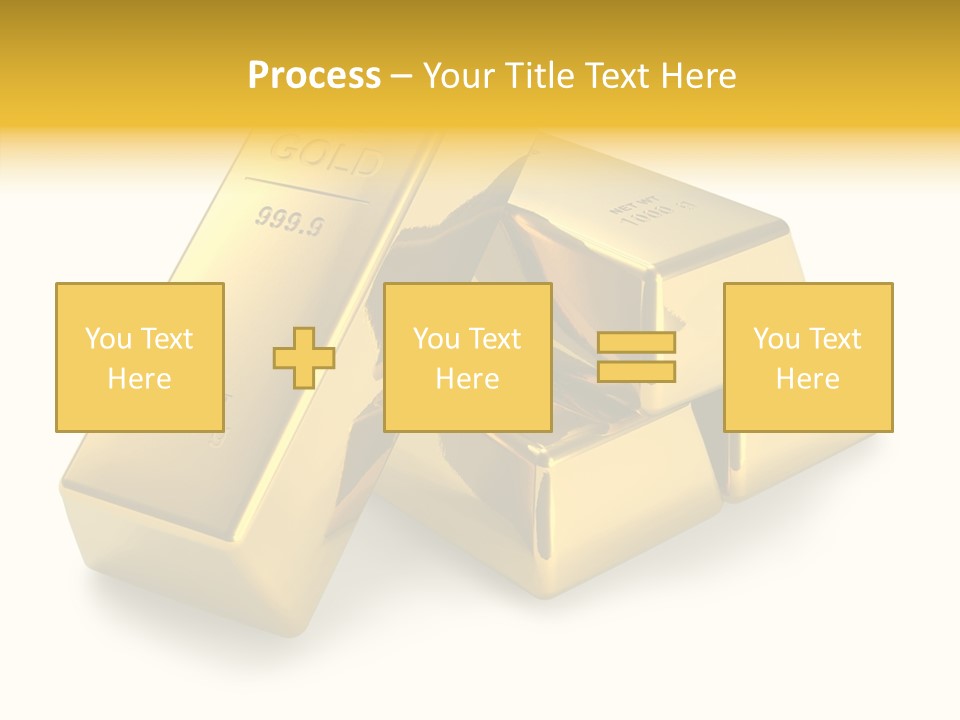 Concept Savings Ingot PowerPoint Template