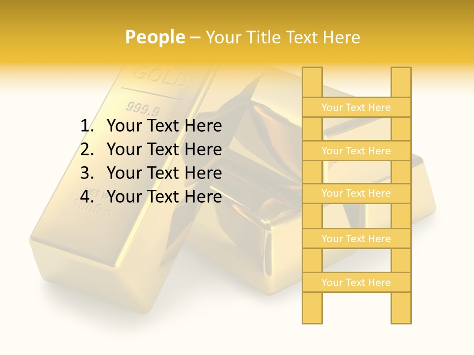 Concept Savings Ingot PowerPoint Template