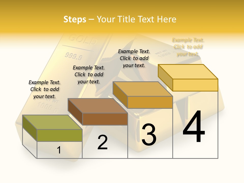 Concept Savings Ingot PowerPoint Template