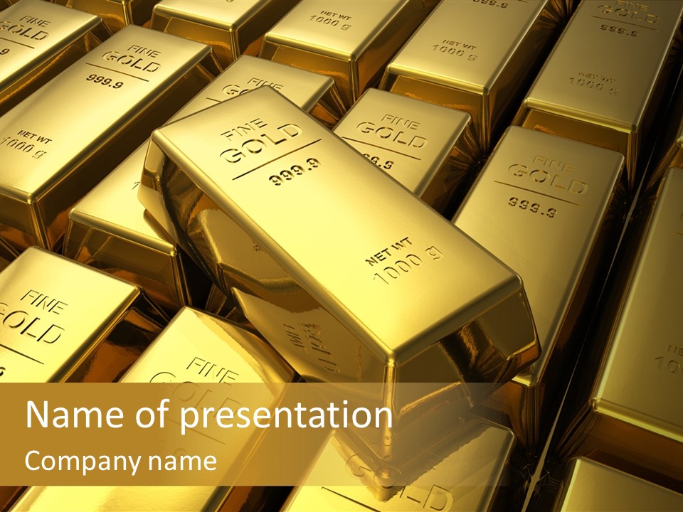 Stack Metal Precious PowerPoint Template