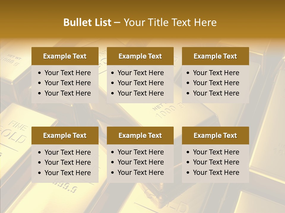 Stack Metal Precious PowerPoint Template