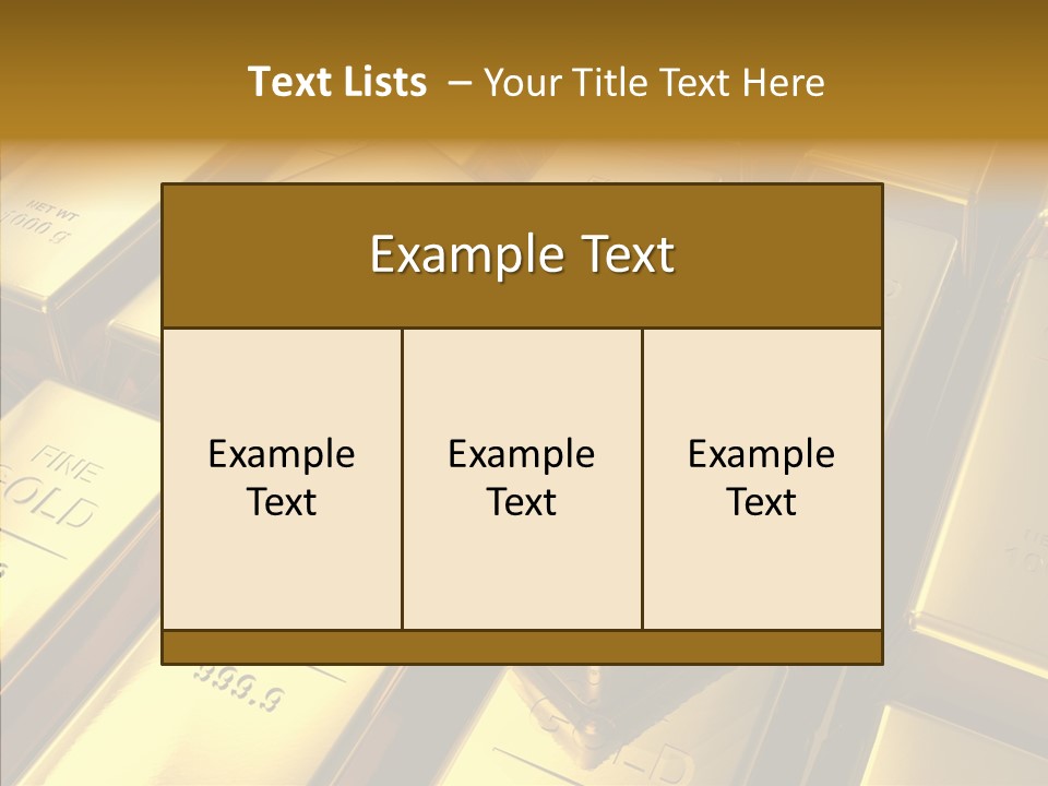 Stack Metal Precious PowerPoint Template