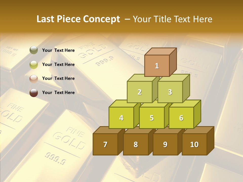 Stack Metal Precious PowerPoint Template