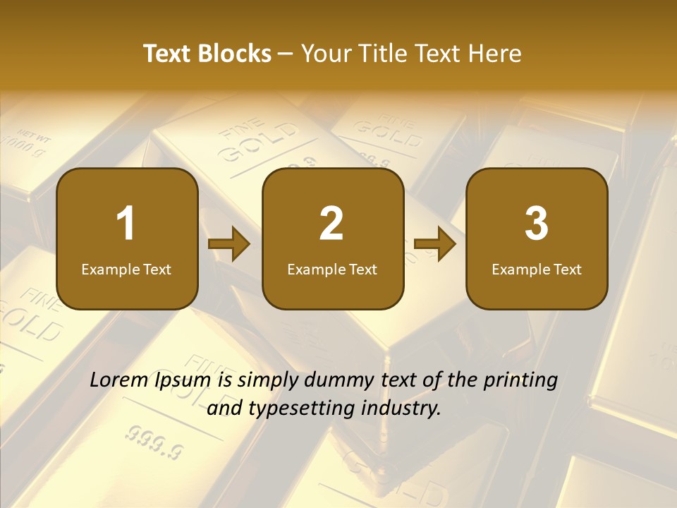 Stack Metal Precious PowerPoint Template