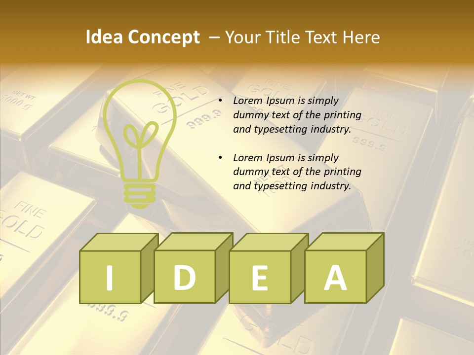 Stack Metal Precious PowerPoint Template