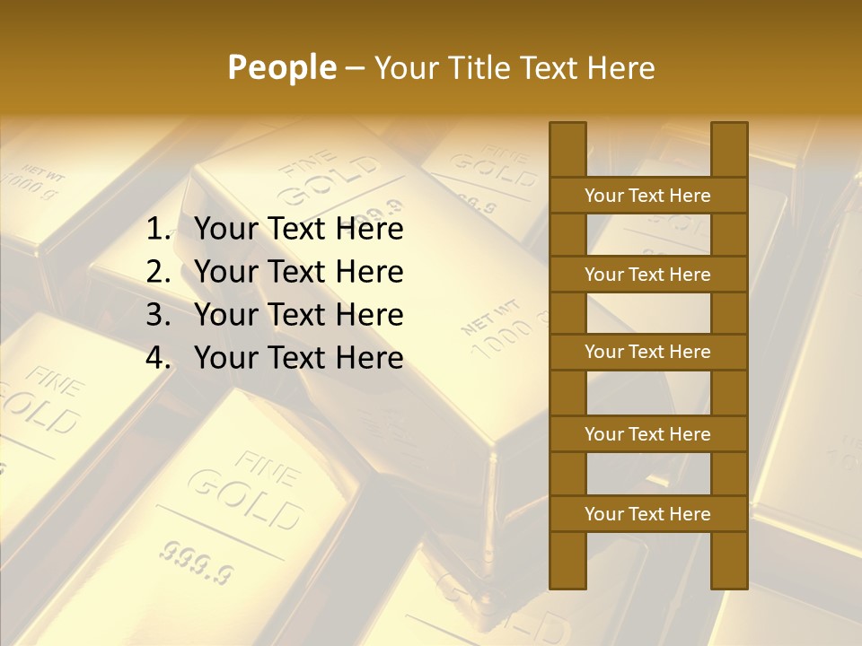 Stack Metal Precious PowerPoint Template