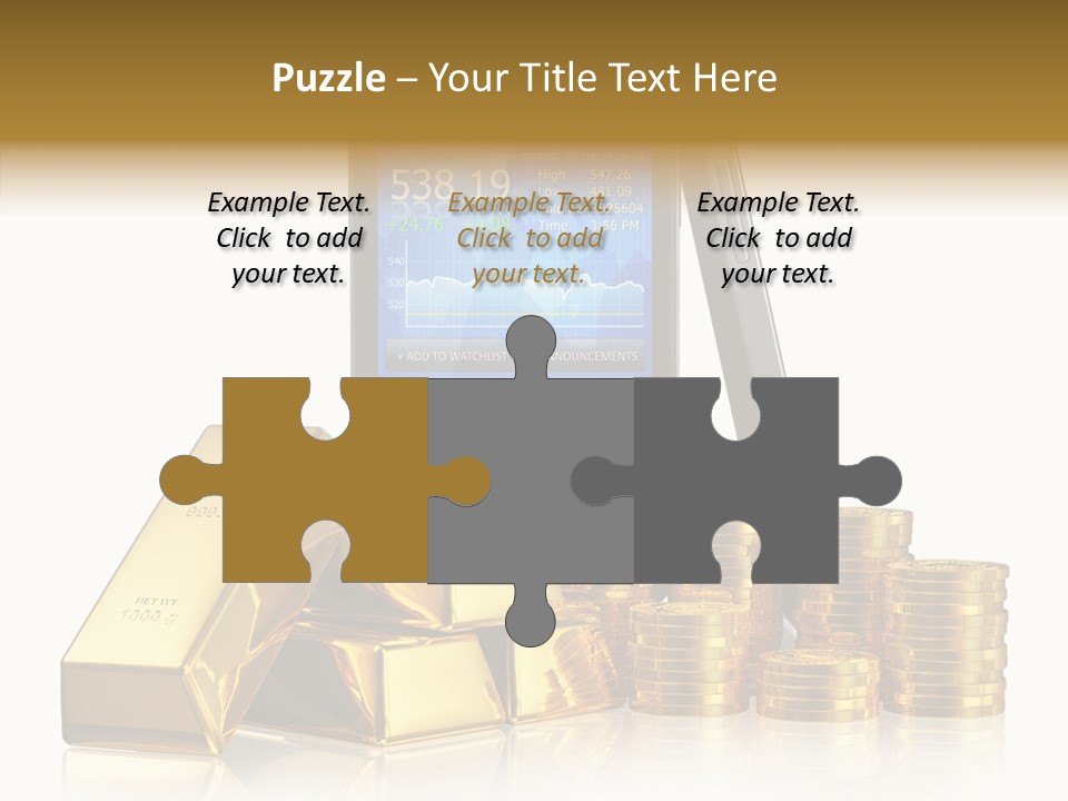 Internet Investment Cellphone PowerPoint Template