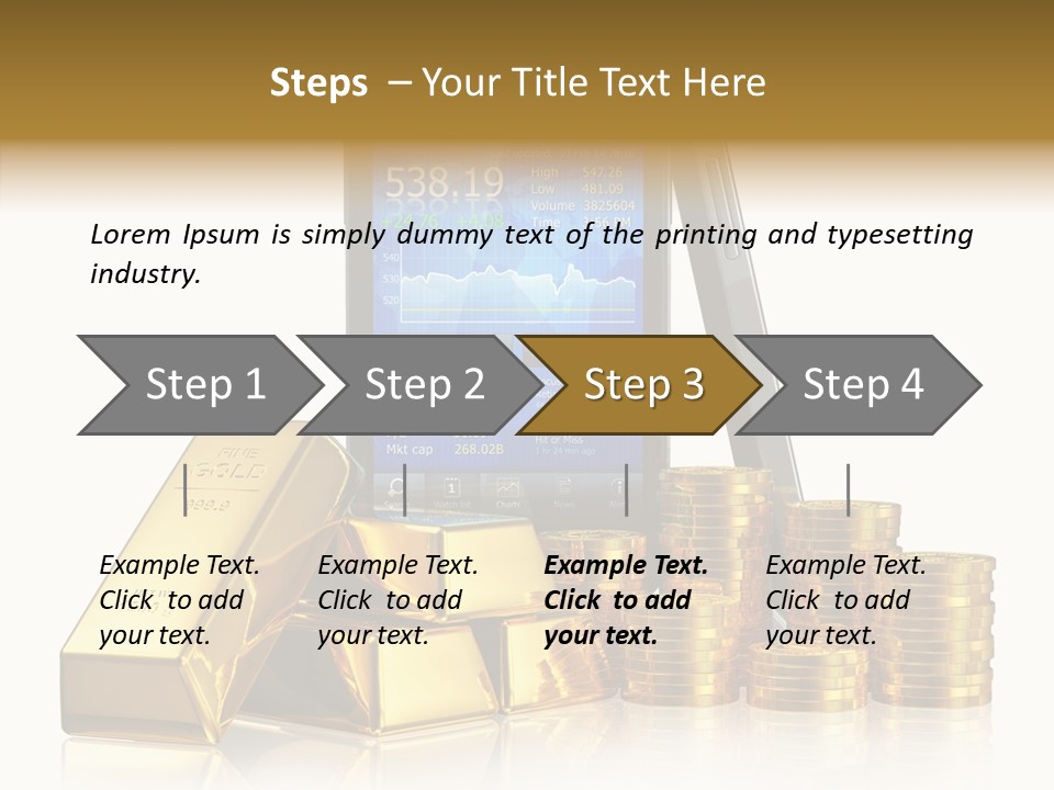 Internet Investment Cellphone PowerPoint Template