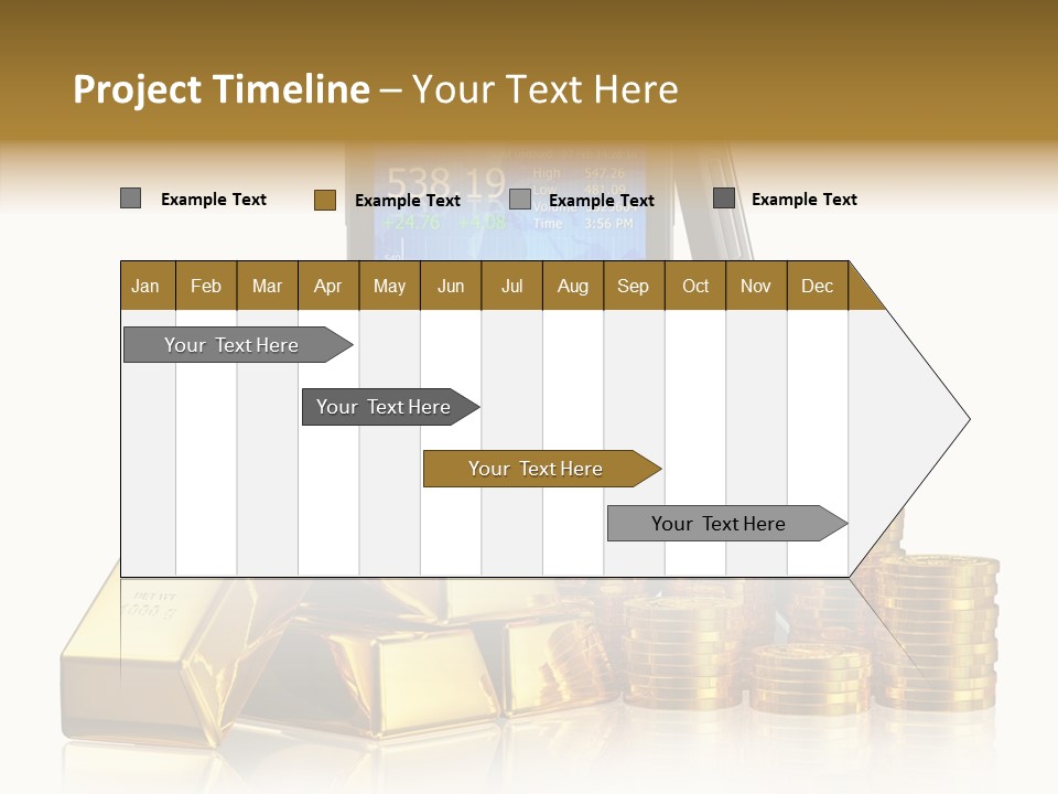 Internet Investment Cellphone PowerPoint Template