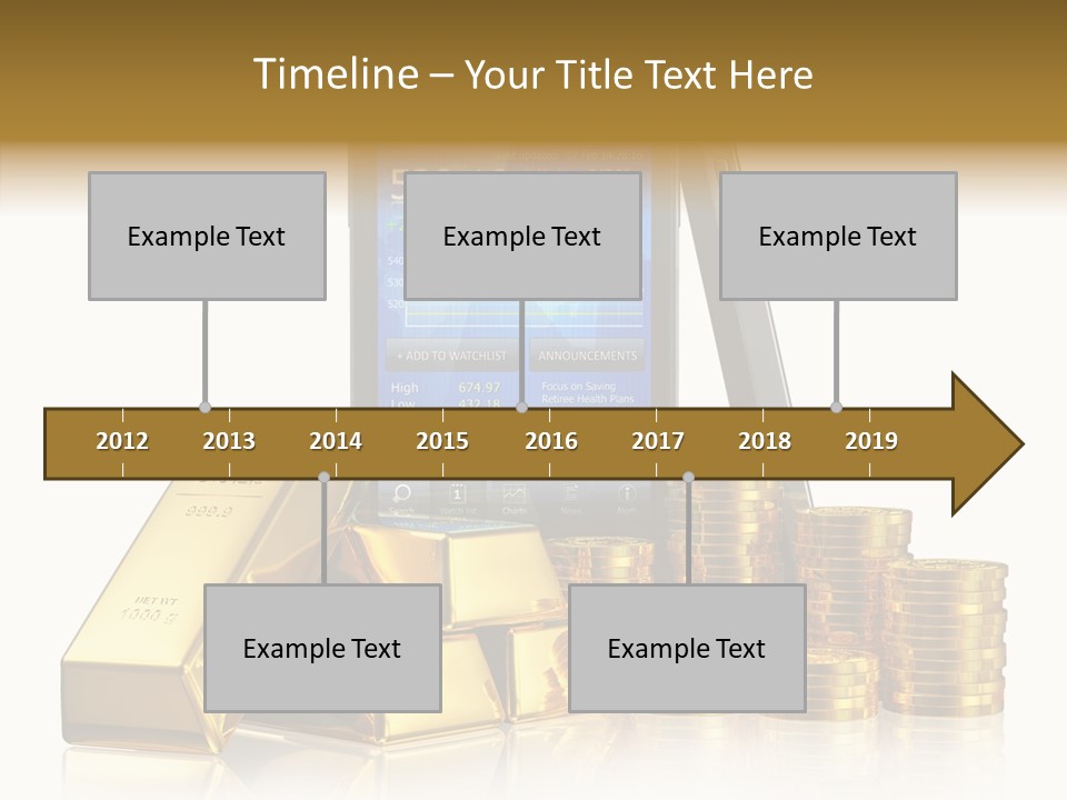 Internet Investment Cellphone PowerPoint Template