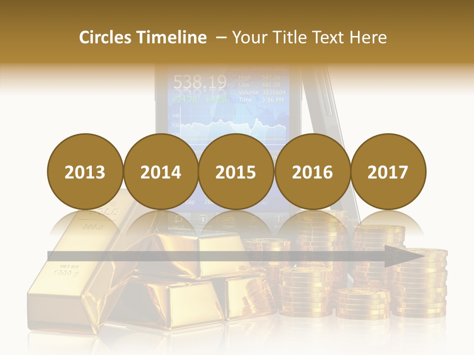 Internet Investment Cellphone PowerPoint Template