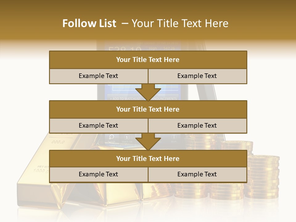 Internet Investment Cellphone PowerPoint Template