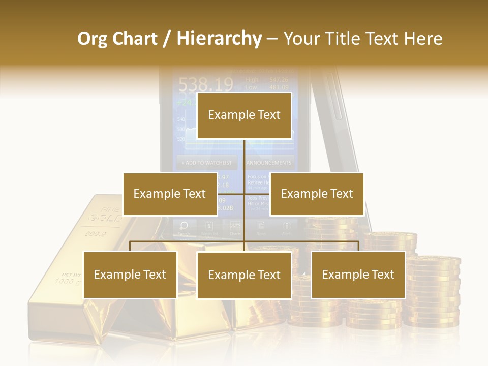 Internet Investment Cellphone PowerPoint Template