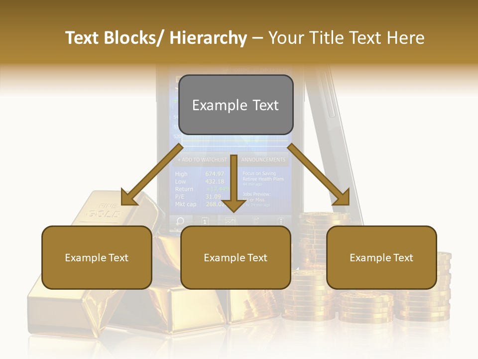 Internet Investment Cellphone PowerPoint Template