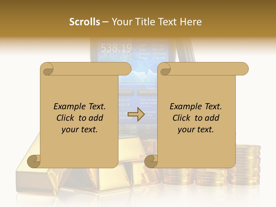 Internet Investment Cellphone PowerPoint Template