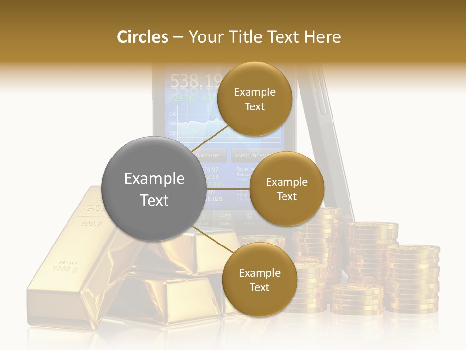 Internet Investment Cellphone PowerPoint Template