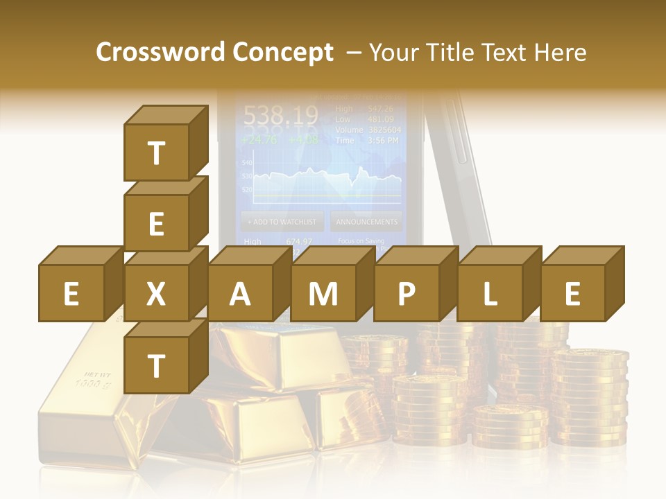 Internet Investment Cellphone PowerPoint Template