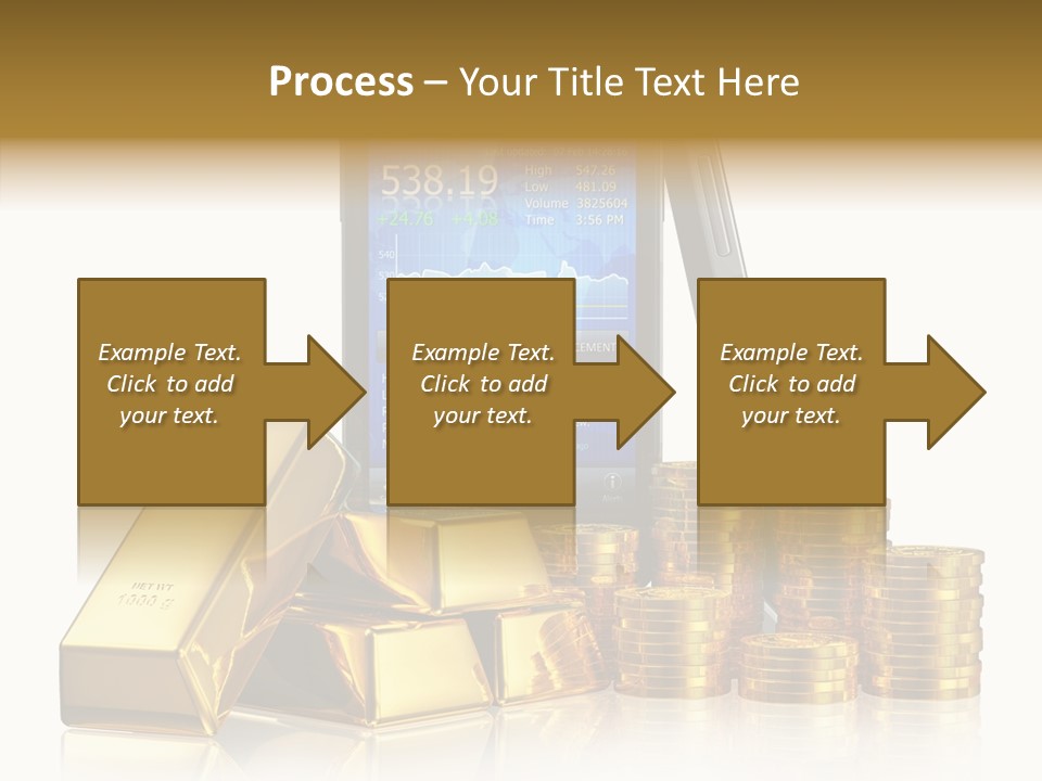 Internet Investment Cellphone PowerPoint Template