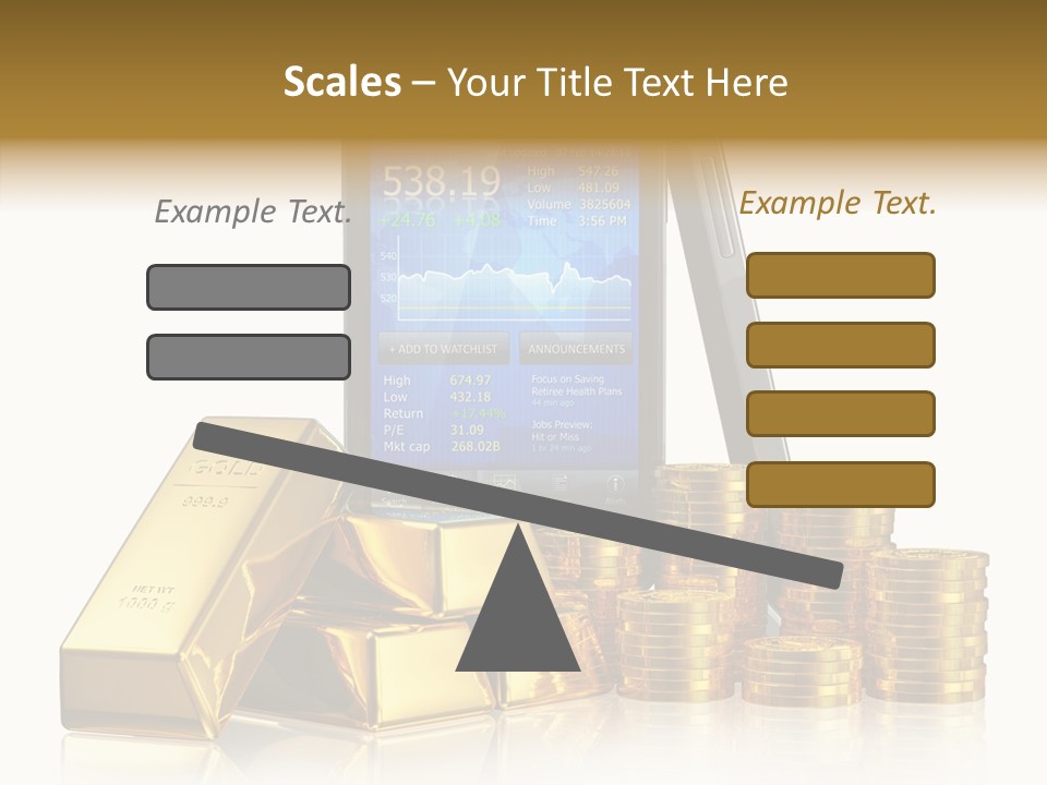 Internet Investment Cellphone PowerPoint Template