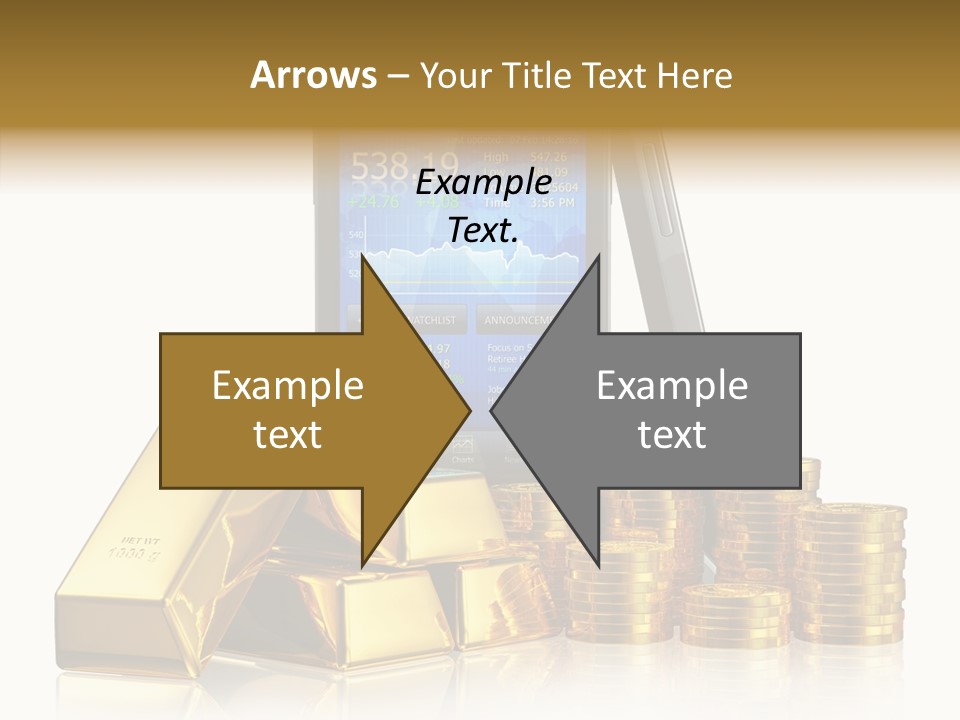 Internet Investment Cellphone PowerPoint Template