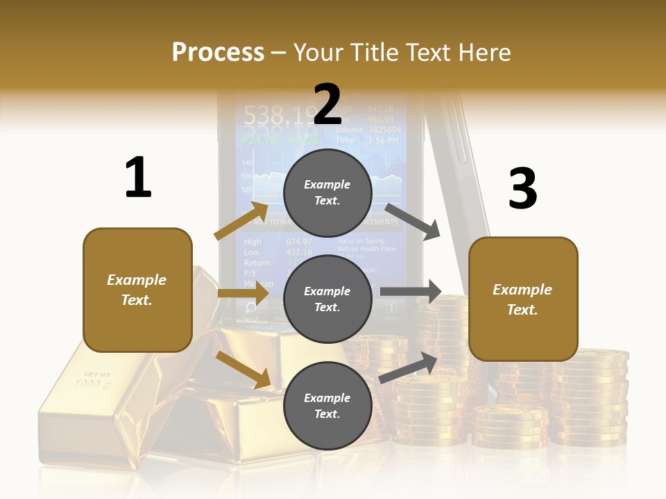 Internet Investment Cellphone PowerPoint Template
