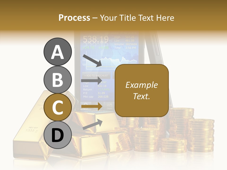 Internet Investment Cellphone PowerPoint Template