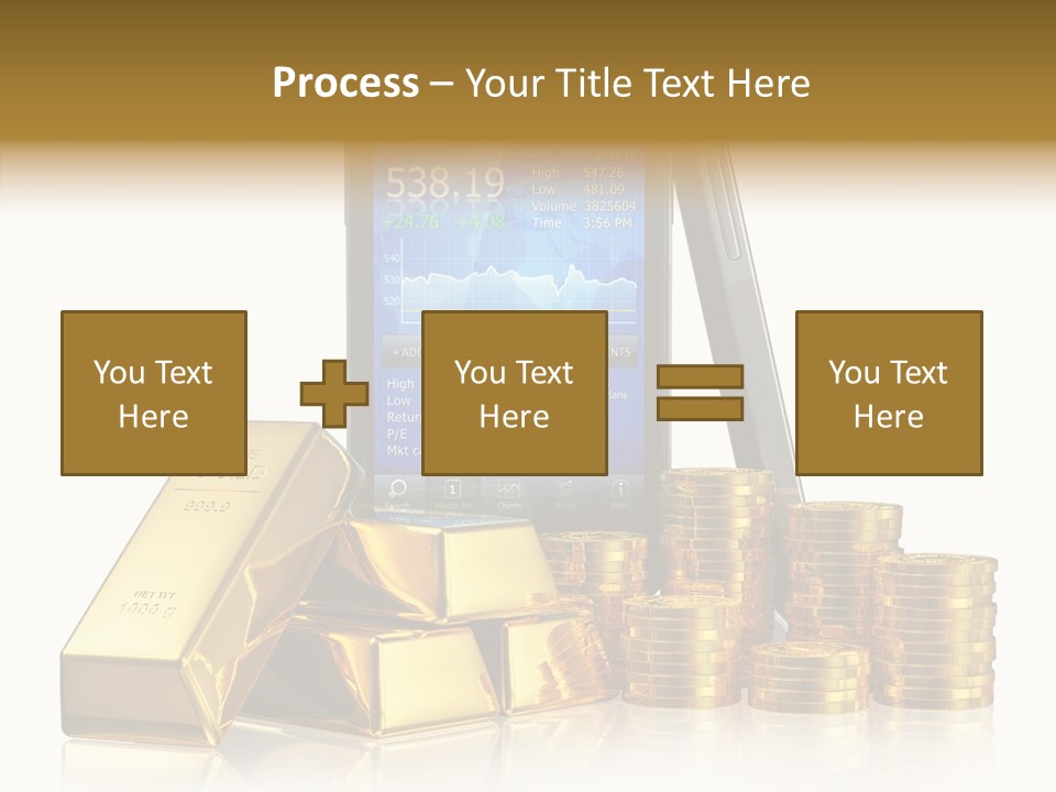 Internet Investment Cellphone PowerPoint Template