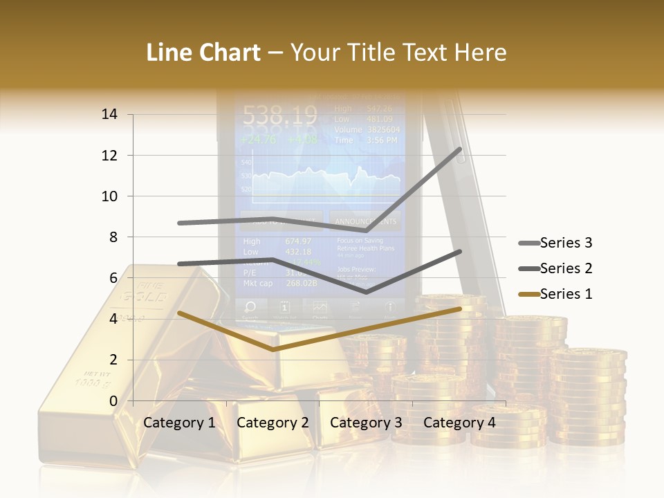 Internet Investment Cellphone PowerPoint Template