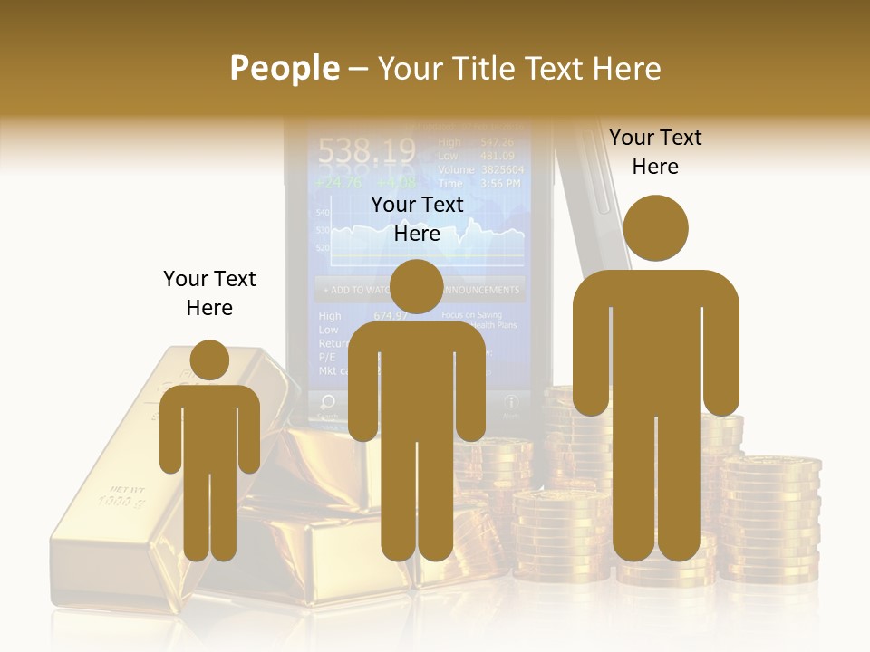 Internet Investment Cellphone PowerPoint Template