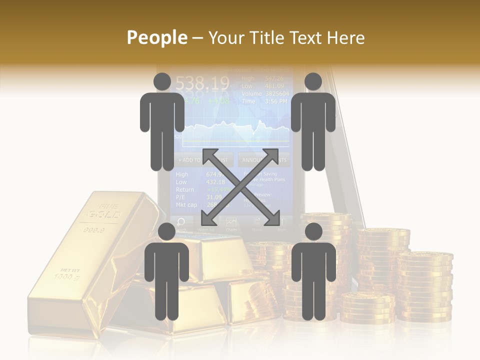 Internet Investment Cellphone PowerPoint Template