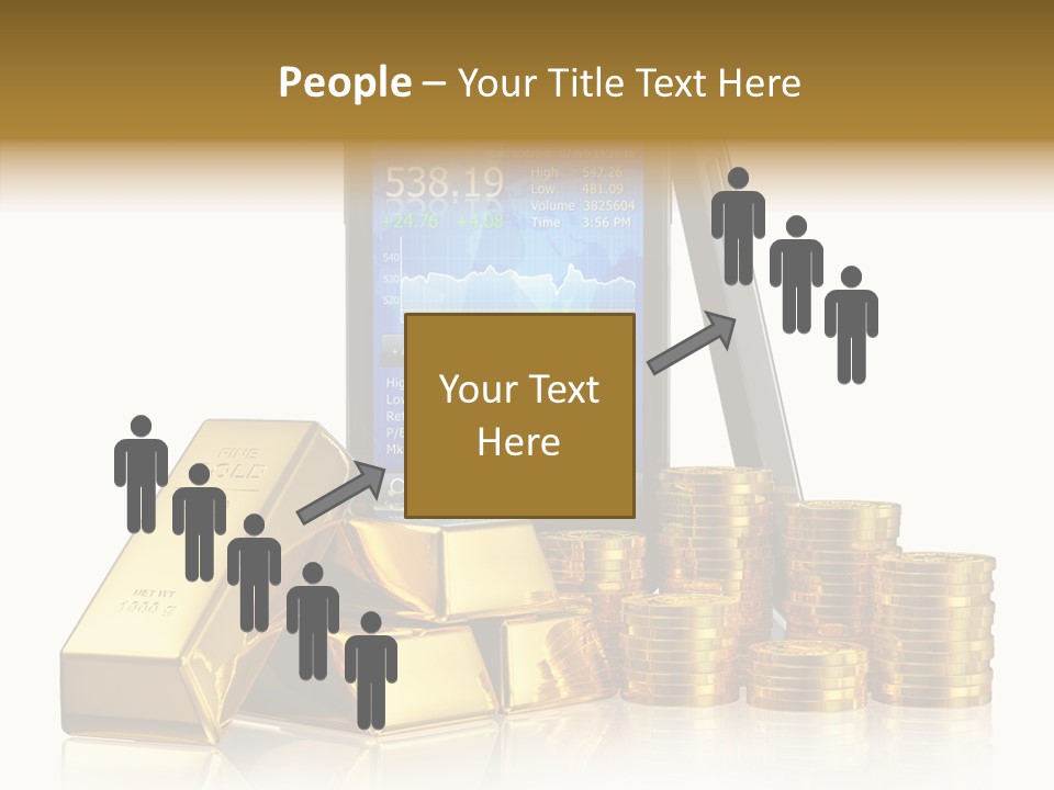 Internet Investment Cellphone PowerPoint Template