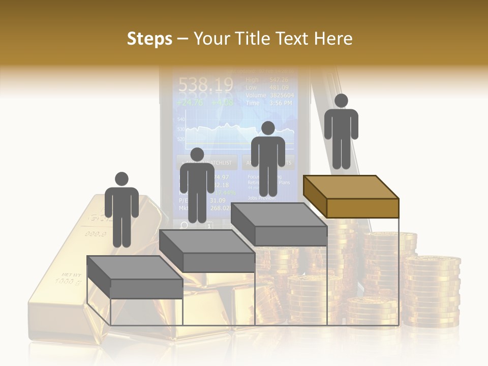 Internet Investment Cellphone PowerPoint Template