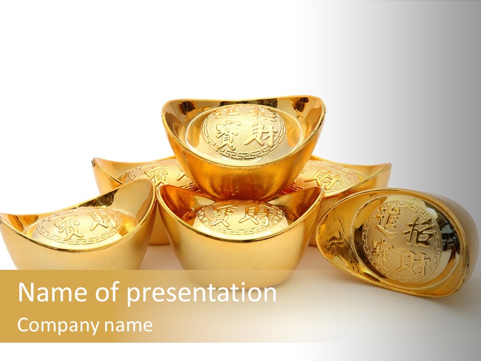 Feng Wealth Ancient PowerPoint Template