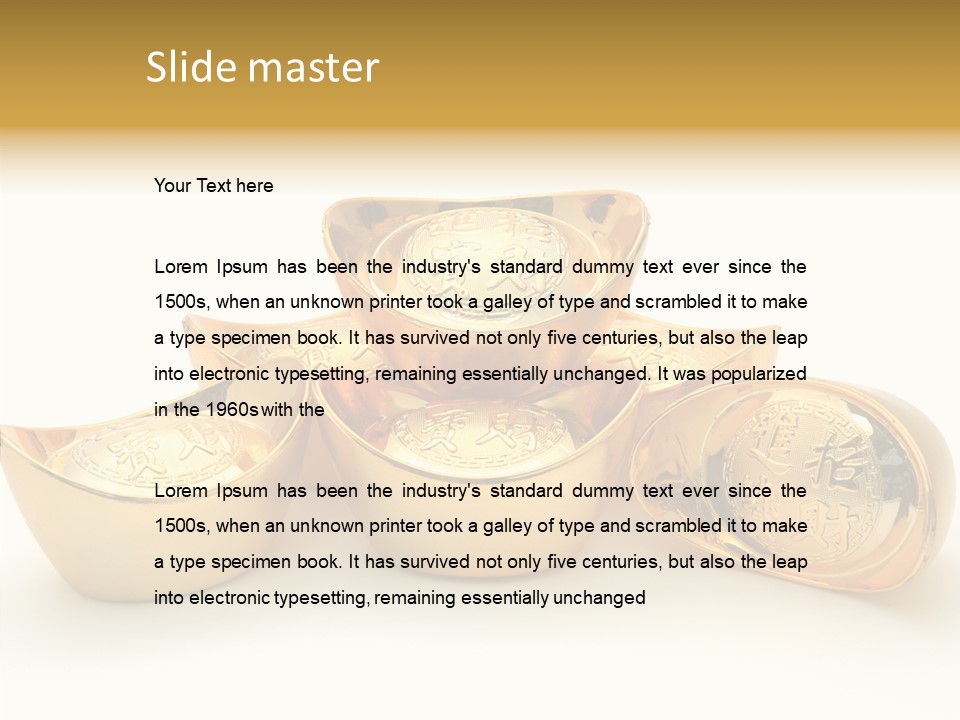 Feng Wealth Ancient PowerPoint Template