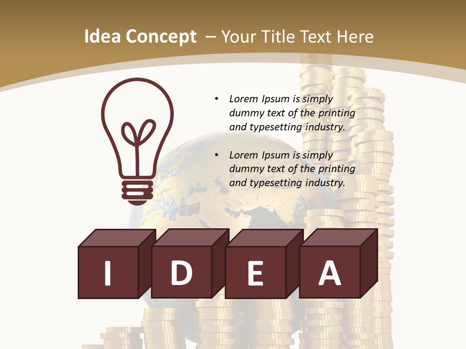 Ideas Planet Africa PowerPoint Template