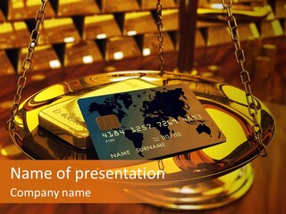 Symbol Stable Bank PowerPoint Template