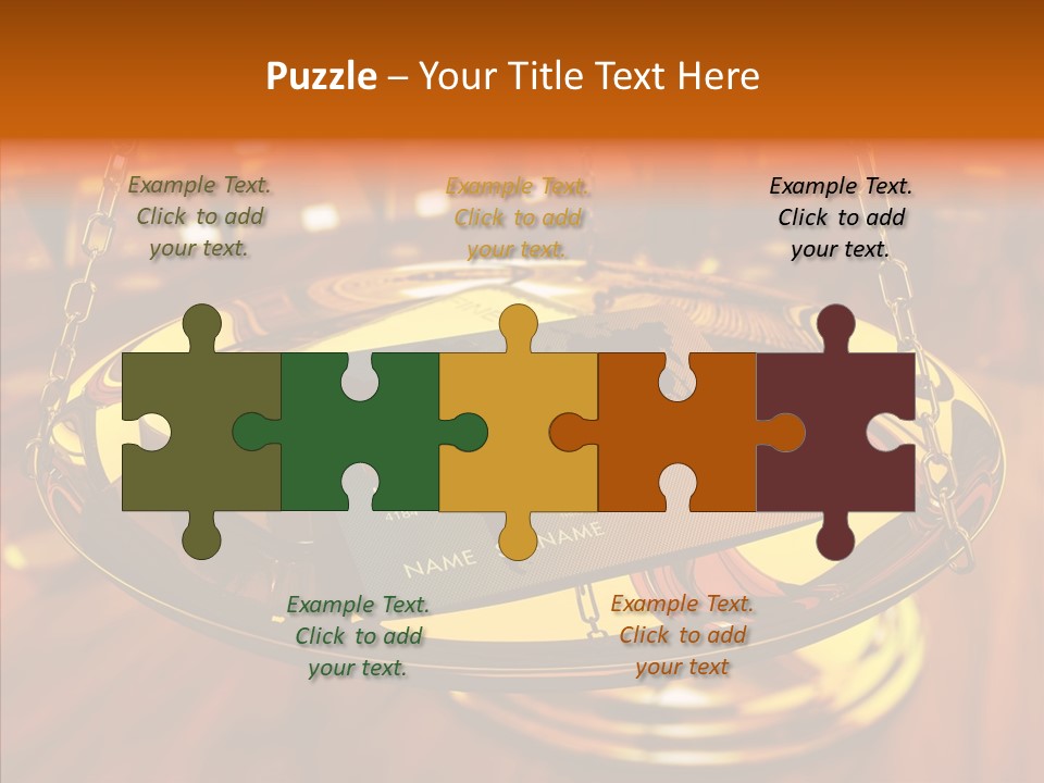 Symbol Stable Bank PowerPoint Template